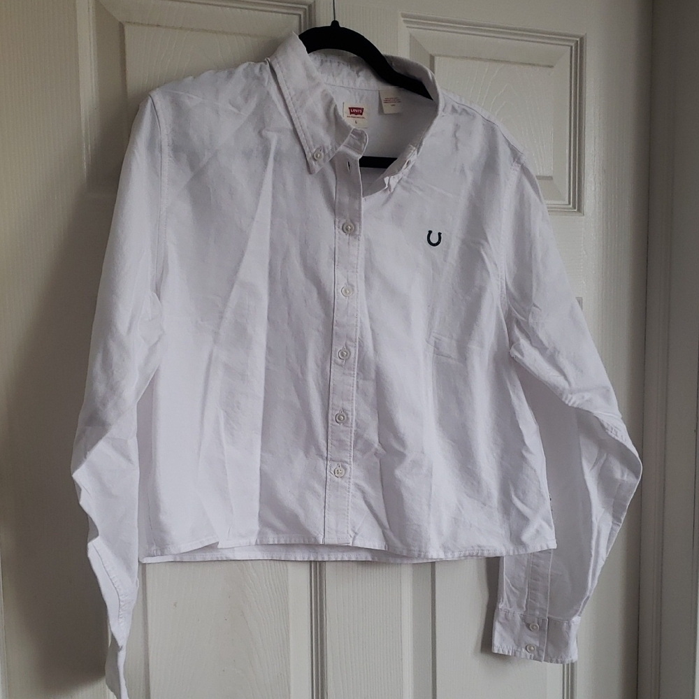 Levi's Kids White Button Down Shirt
